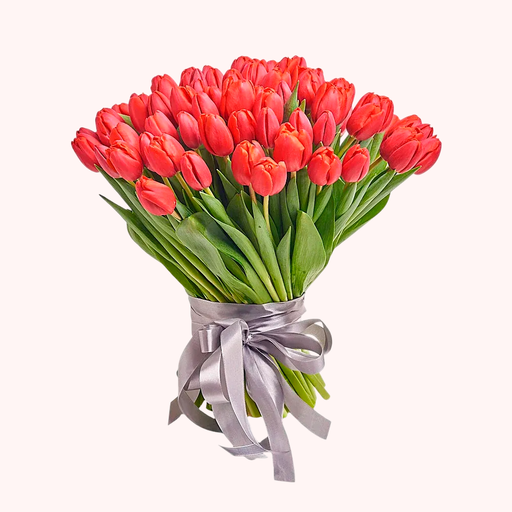 101 Красный тюльпан