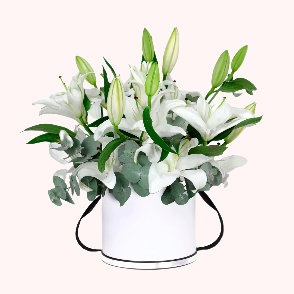 Цветы в коробке 